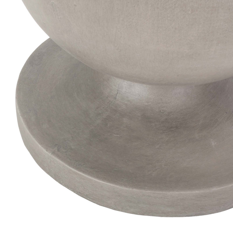 Asly Round Outdoor Side Table , 17.25'' in. W 17.25'' in. D