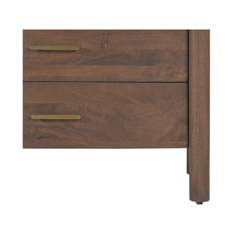 Wiley 6 - Drawer Solid Wood Dresser