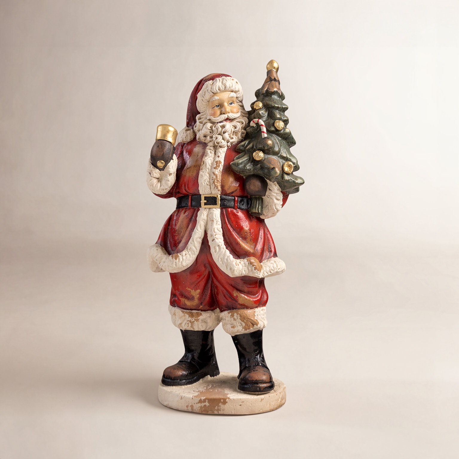 Holiday Santa Sculpture