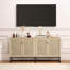 Buffet avec portes en rotin
