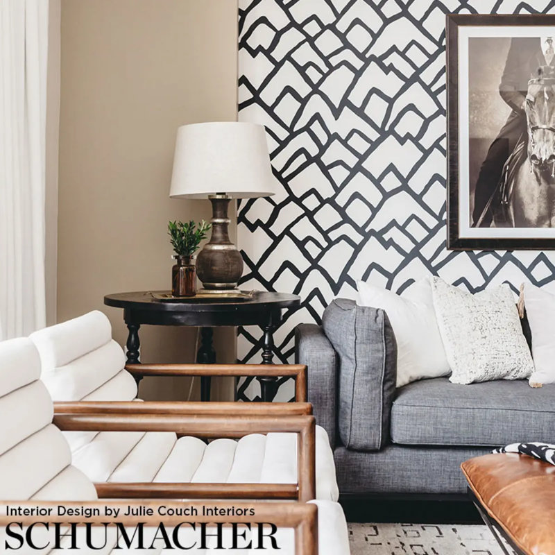 Zimba Wallpaper, Ebony