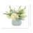 Spring Centerpiece with Hydrangeas, Eucalyptus and Heather
