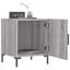 Menpal 40cm W Iron Bedside Table-1046406757