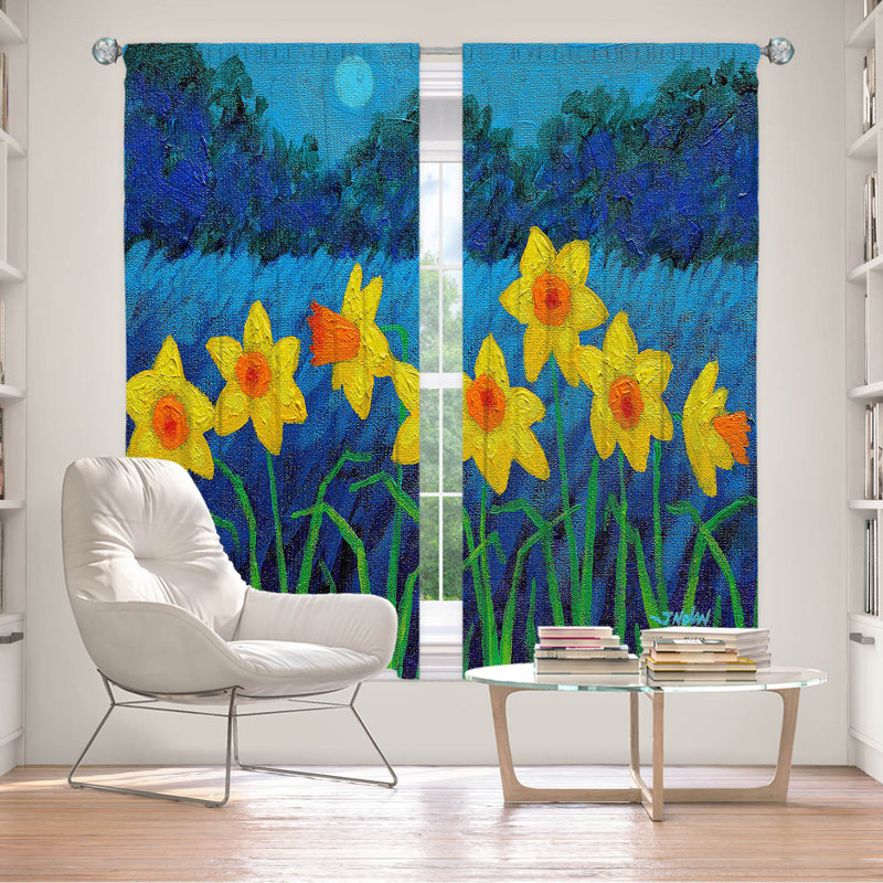 Delaughter Room Darkening Curtain Pair, 40" W x 61" L