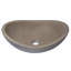 Lavabo de salle de bain vasque ovale gris