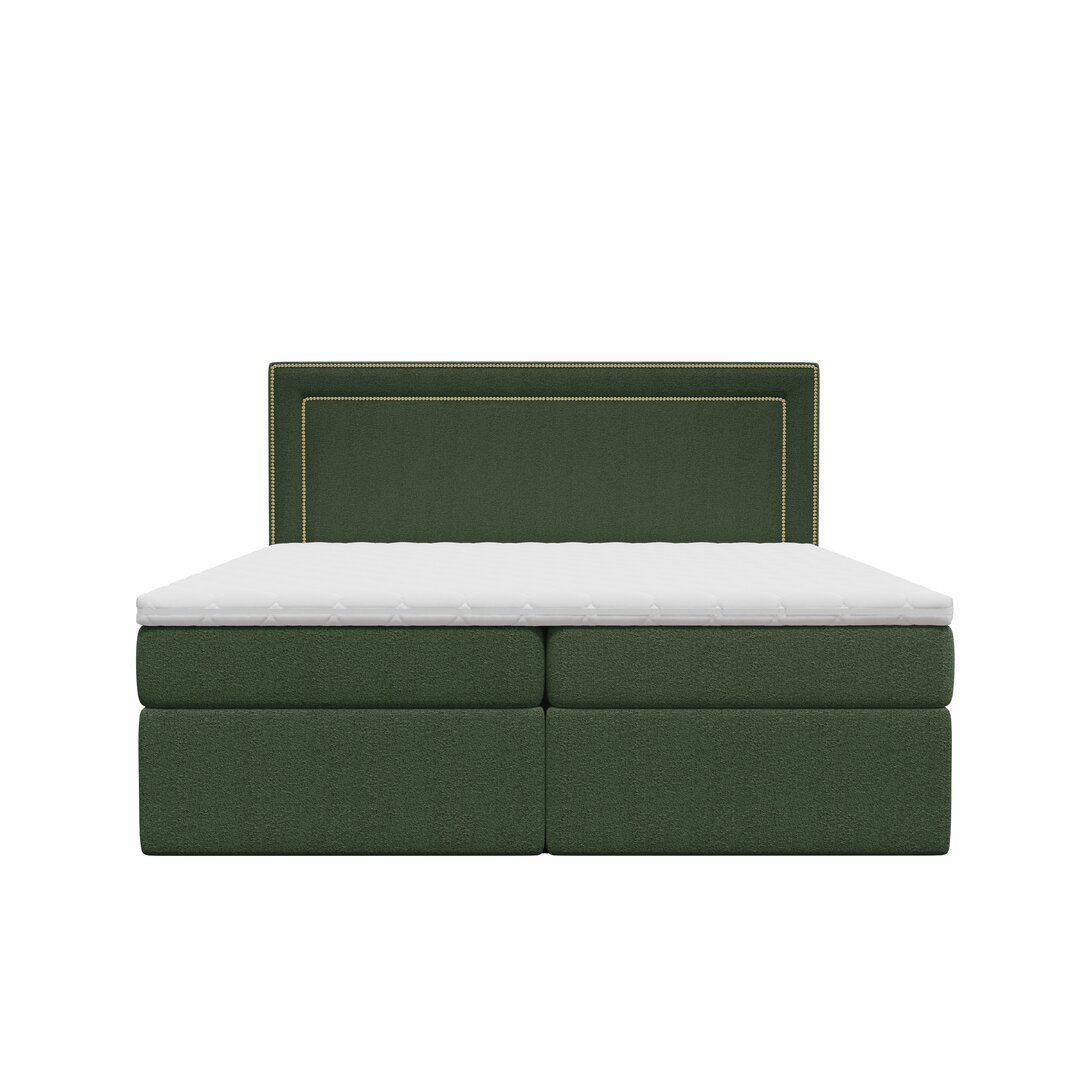 Boxspringbett Mcdowell mit Topper und Bettkasten