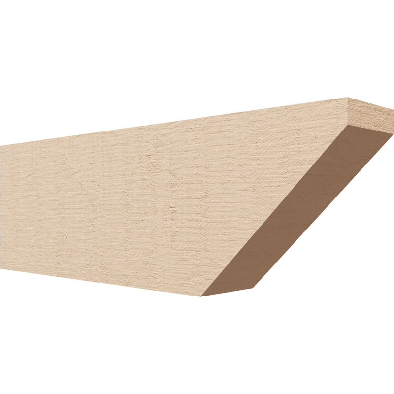 Queue de chevron Concord Woodgrain TimberThane, brun clair apprêté, H 7 po x l 27 po x P 11 po