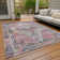 Machine Washable Indoor/Outdoor Xhevrie Paprika Rug