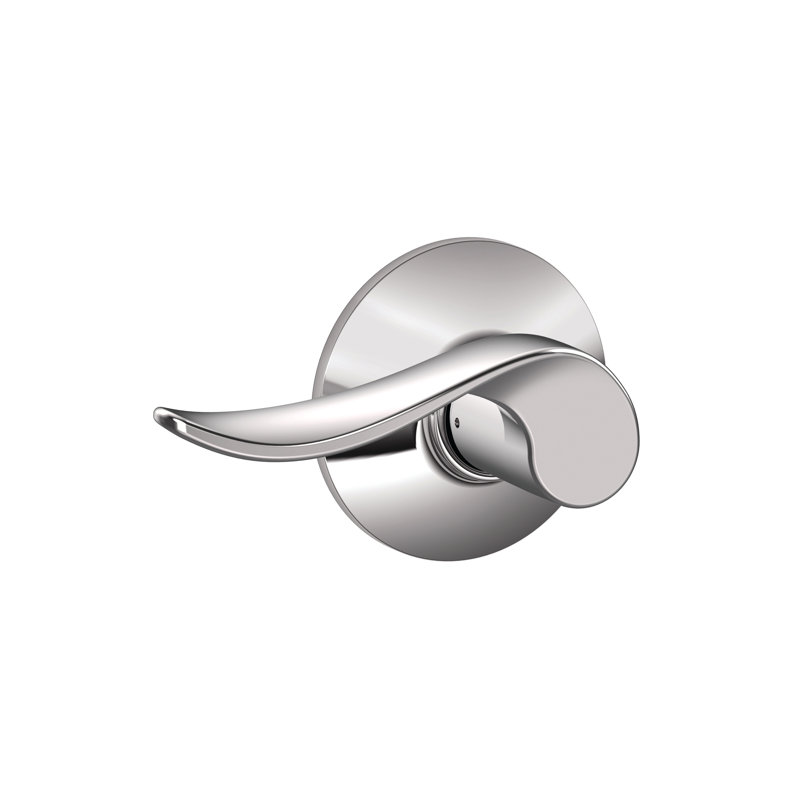 Sacramento Passage Door Lever, Bright Chrome