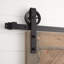 Signature Hardware Ando Single Bypass Barn Door Hardware Kit-101886849-101886845