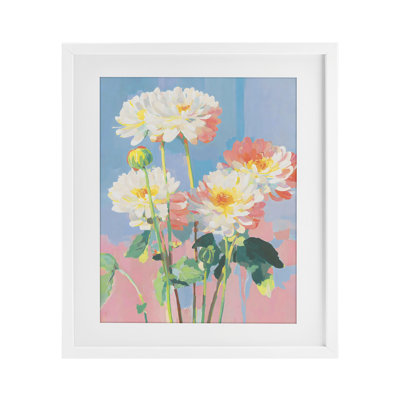 «Colorful Chrysanthemum Impressions», impression encadrée sous verre, conception de Sissi et Seb