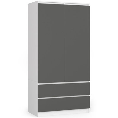 Spasoje 2 Door Manufactured Wood Wardrobe