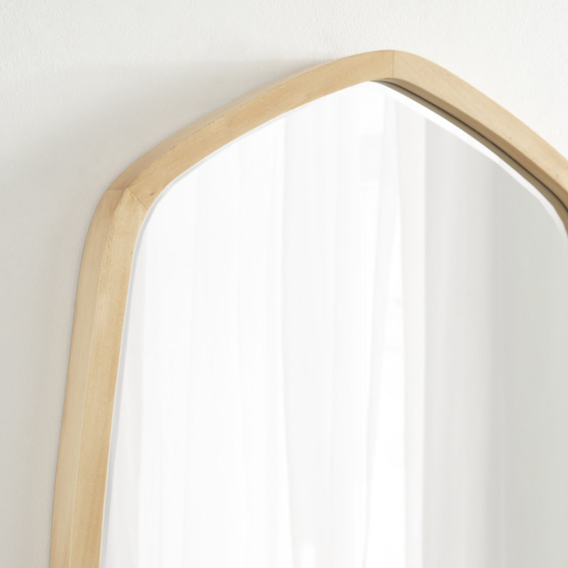 Miroir d'appoint Glover, Naturel, H 36 po x l 20 po, Horizontale et verticale