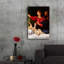 Fleur de lys vivant «Madonna of Loreto» par Raphael, art mural en verre acrylique-1547666960