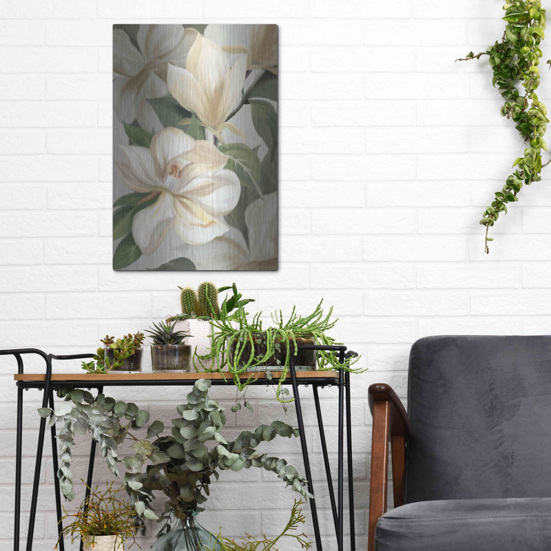 Magnolia Blossoms I par House Fenway, H 16 po x l 12 po