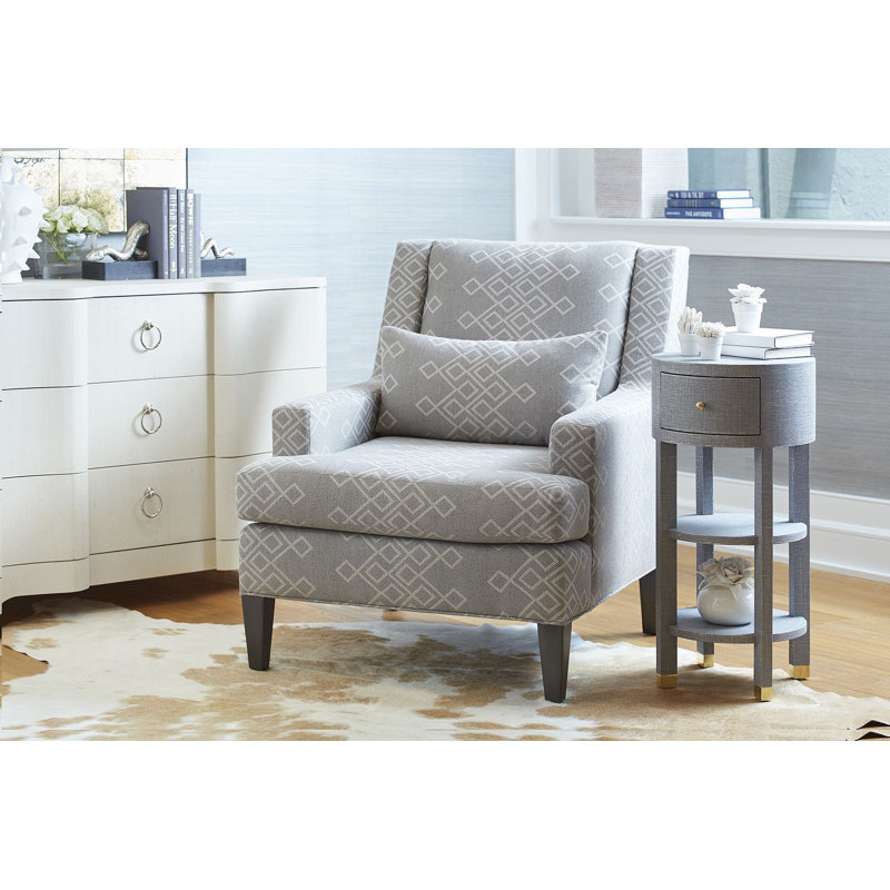 Claudette End Table, Gray, Natural