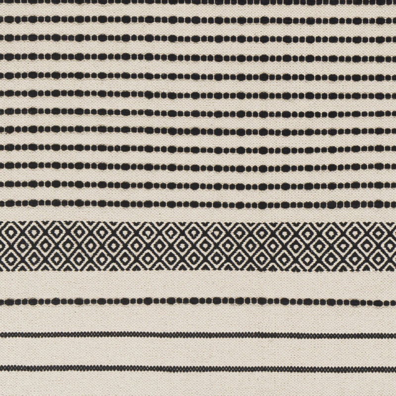 Courtdale Cotton Striped Indoor Rug, Rectangle 8' x 10'