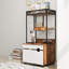 Zarrah Cat Litter Box Enclosures With Cat Tree Tower, Cat Furniture ,Cat Cabinet