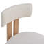 Tabouret de comptoir rond avec dossier bas de 26,5 po Canterbury-2055378125