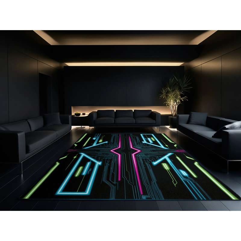 Electric Nova Rug, Round 7'