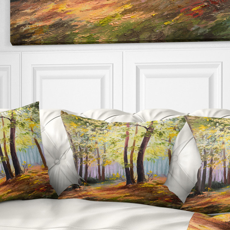Landscape Throw Pillow, 16" x 16", Throw Pillow
