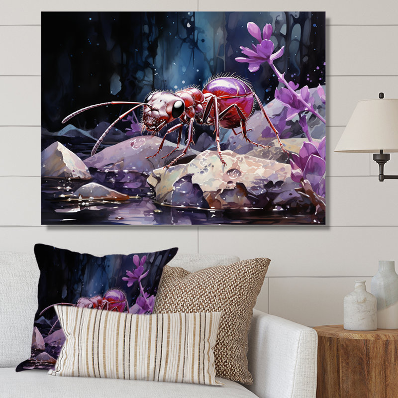 Décoration murale Enchanted Microcosm Ant - Ant, Toile tendue, H 34 po x l 44 po x P 1,5 po