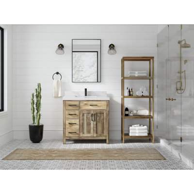 Ensemble de meuble-lavabo simple 36 po avec plateau Jadyen