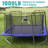 Skywalker Trampolines 15Ft Square Trampoline With Enclosure  Blue