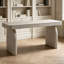 Bureau d'écriture avec tiroirs blanc