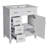 30" Single Bathroom Vanity with Ceramic Top-1570749278