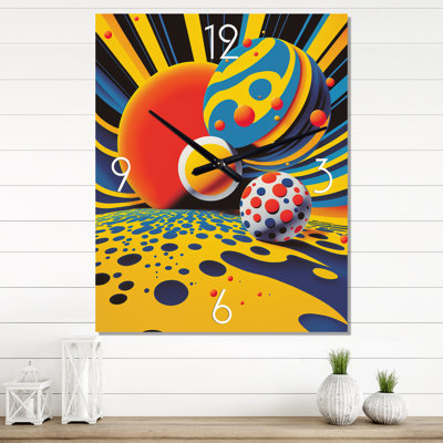 Horloge murale Pop Art