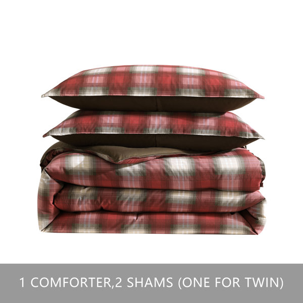 Cabin Plaid Throw and Pillow Set by Eddie Bauer 