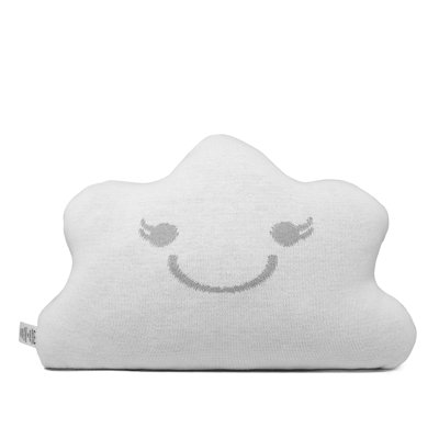 Cotton Blend Reversible Throw Pillow