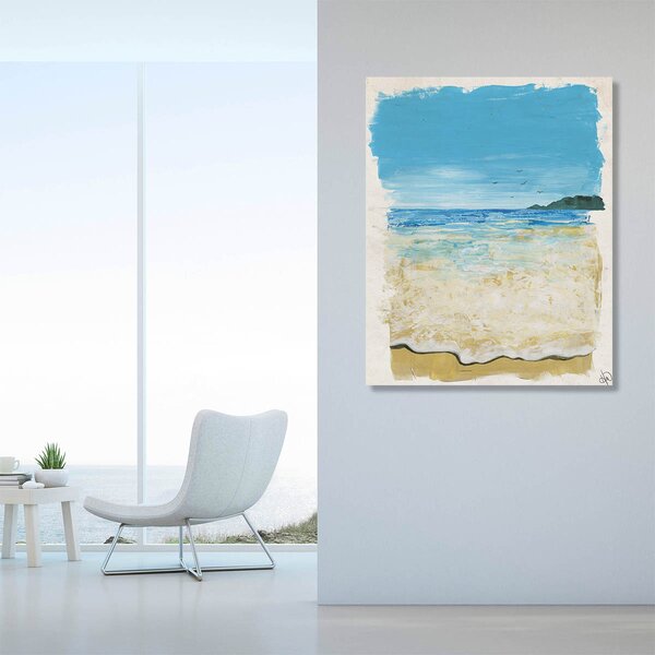Kathy Ireland Home The Sound Of Waves Seascape Painting | Wayfair