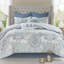 Ensemble d'édredon réversible en coton à motif floral 8 pièces Isla-29907505-47986841
