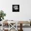 Art mural en toile noir, animaux sauvages