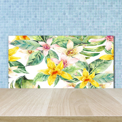 Anitra 50cm W x 100cm L Glass Peel and Stick Panel