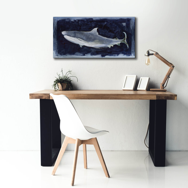 «Shark Swim 3» par Stellar Design Studio, H 20 po x l 40 po x P 1,5 po