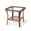 Table d'appoint de patio en osier