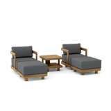 Granada Outdoor 5 - Piece Teak Conversation Set