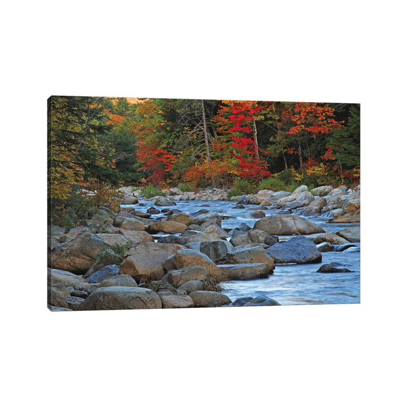New Hampshire Stream by Brian Wolf - Wrapped Canvas Print, 30.48 cm H x 45.72 cm W