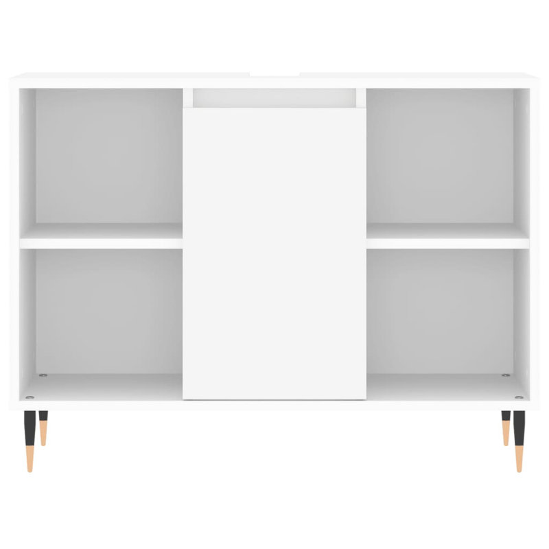 Malumbo Floor Mounted Bathroom Cabinet, White