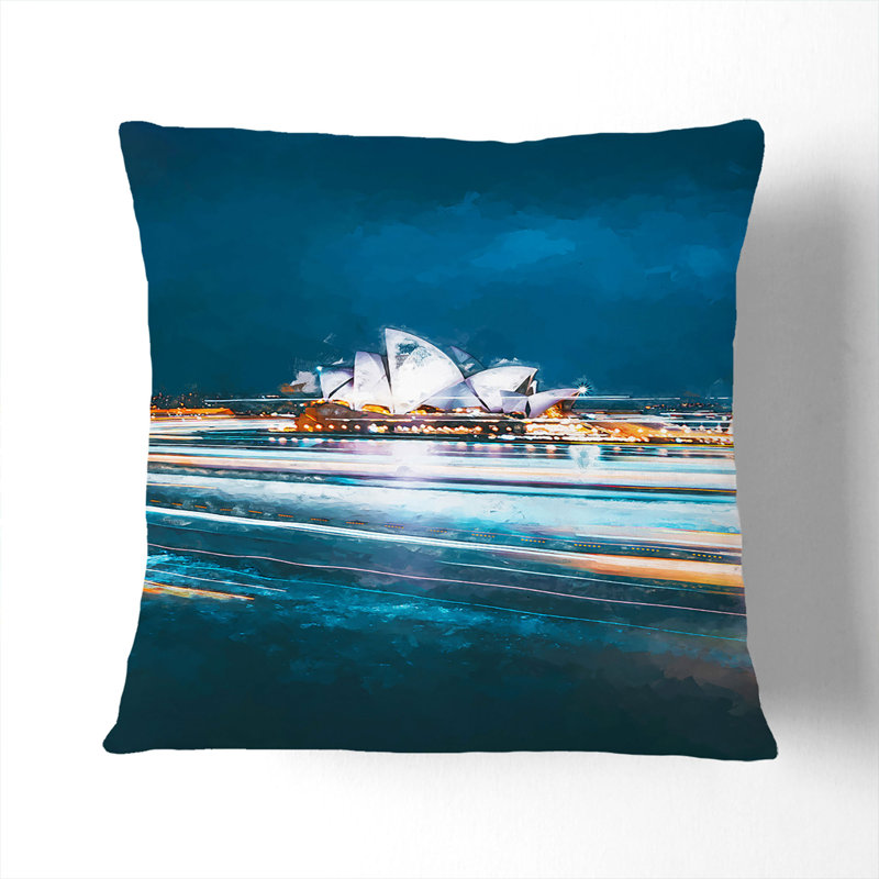 Square Cushion, White, 40cm H x 40cm W x 15cm D