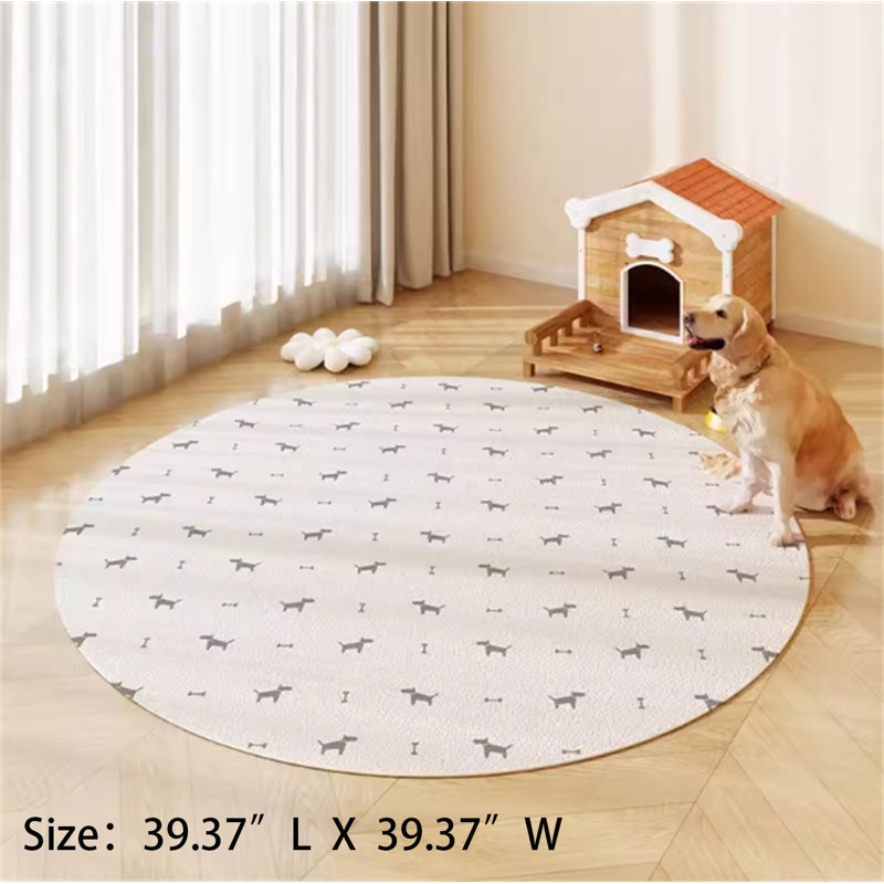 Tapis pour animaux, 0.15" H x 39.37" W x 39.37" D