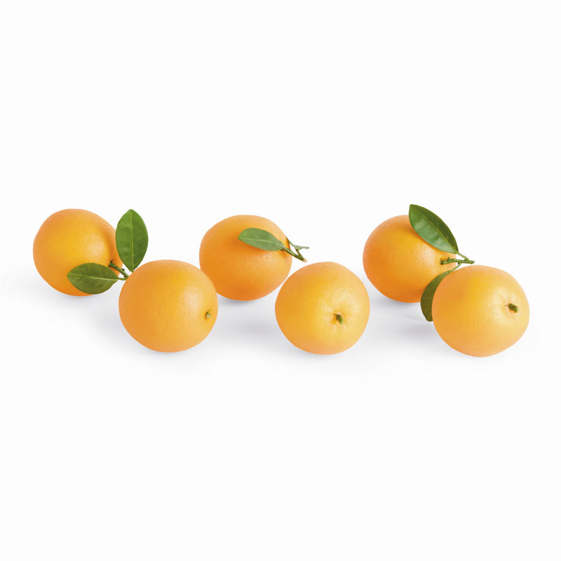 FAUX ORANGES 5 "ASSORTIS, ENSEMBLE DE 6