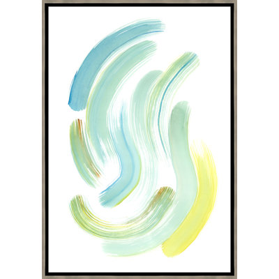 Wave Green III Painting by Elena Carlie