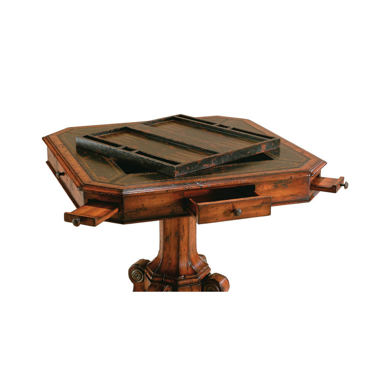 34" Choate Chess/Backgammon Table in Octagonal