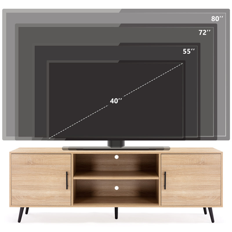 Cemiyah TV Stand for TVs up to 75" - Modern Design