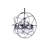 Collin 4 - Light Dimmable Globe Chandelier-1624931430