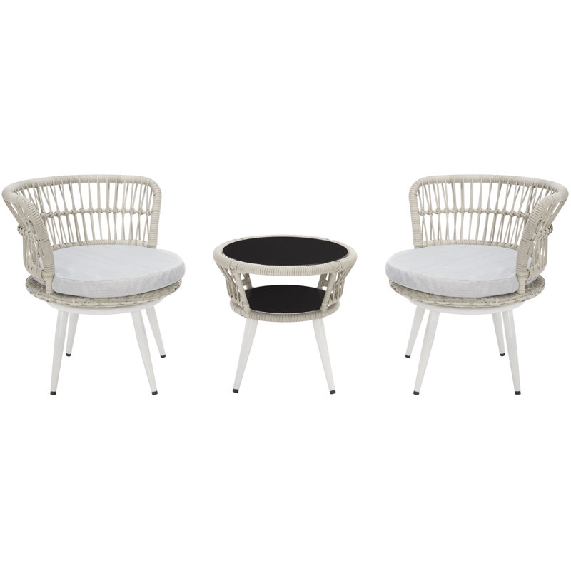 3Pc Lounge Set, Gray